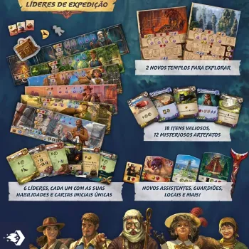 Ruínas Perdidas de Arnak, As: Líderes da Expedição (Expansão) - Devir Jogos
