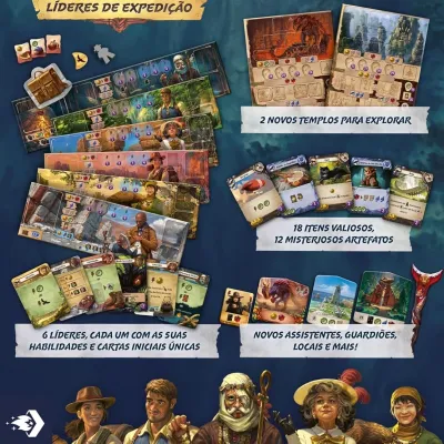 Ruínas Perdidas de Arnak, As: Líderes da Expedição (Expansão) - Devir Jogos