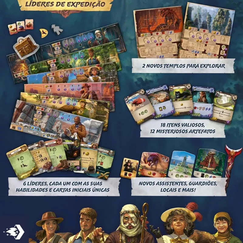 Ruínas Perdidas de Arnak, As: Líderes da Expedição (Expansão) - Devir Jogos