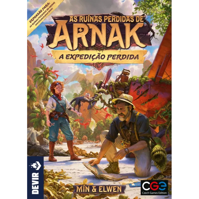 Ruínas Perdidas de Arnak, As: A Expedição Perdida (Expansão) - Devir Jogos Ruínas Perdidas de Arnak, As: A Expedição Perdida (Expansão) - Devir Jogos