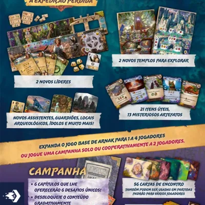 Ruínas Perdidas de Arnak, As: A Expedição Perdida (Expansão) - Devir Jogos