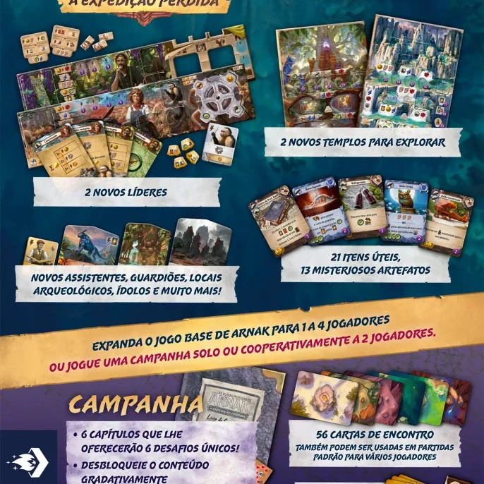 Ruínas Perdidas de Arnak, As: A Expedição Perdida (Expansão) - Devir Jogos