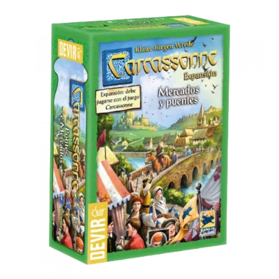 Carcassonne Expansão: Mercados e Pontes - Devir Jogos