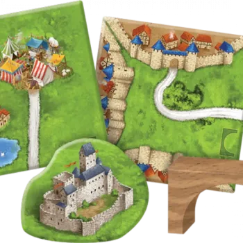 Carcassonne Expansão: Mercados e Pontes - Devir Jogos Carcassonne Expansão: Mercados e Pontes - Devir Jogos