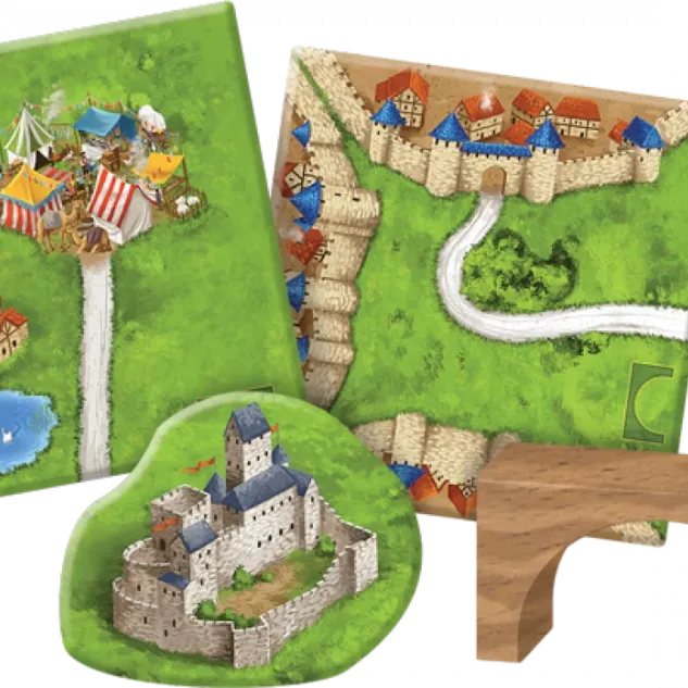Carcassonne Expansão: Mercados e Pontes - Devir Jogos
