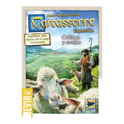 Carcassonne Expansão: Colinas e Ovelhas - Devir Jogos