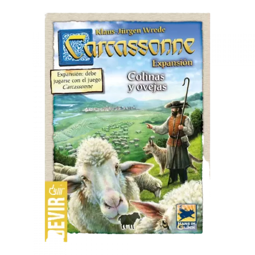 Carcassonne Expansão: Colinas e Ovelhas - Devir Jogos
