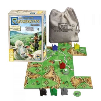Carcassonne Expansão: Colinas e Ovelhas - Devir Jogos Carcassonne Expansão: Colinas e Ovelhas - Devir Jogos