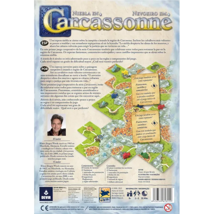 Nevoeiro em Carcassonne - Devir Jogos