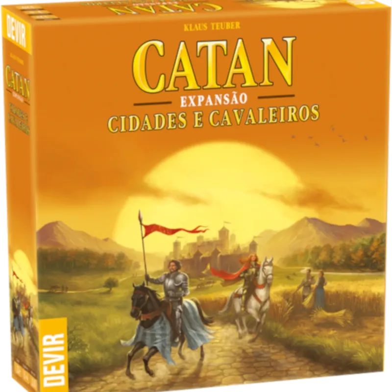 Catan - Expansão Cidades e Cavaleiros - Devir Jogos Catan - Expansão Cidades e Cavaleiros - Devir Jogos