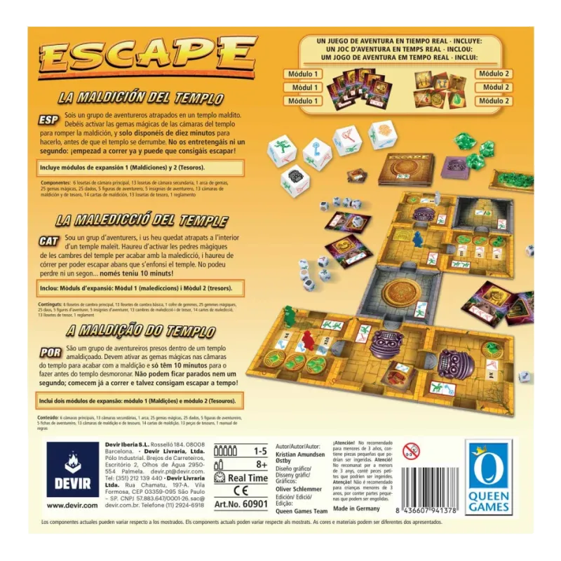 Escape - Devir Jogos Escape - Devir Jogos