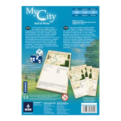 My City Roll & Write - Devir Jogos