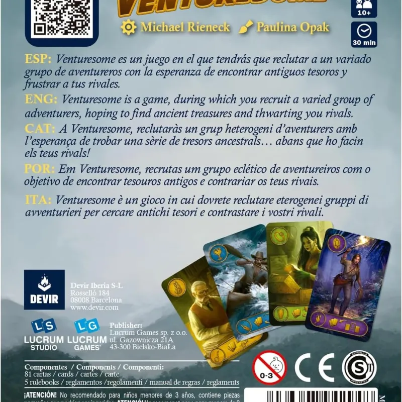 Venturesome - Devir Jogos