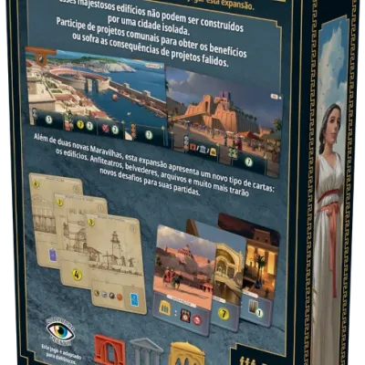 7 Wonders (2ª Edição) - Expansão: Edifícios - Galápagos Jogos
