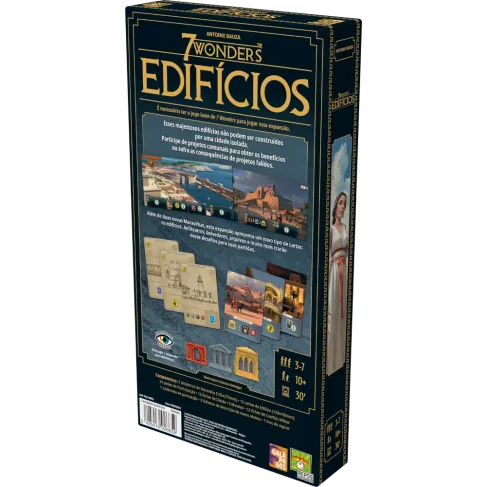 7 Wonders (2ª Edição) - Expansão: Edifícios - Galápagos Jogos