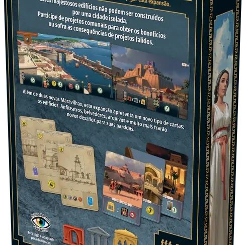 7 Wonders (2ª Edição) - Expansão: Edifícios - Galápagos Jogos