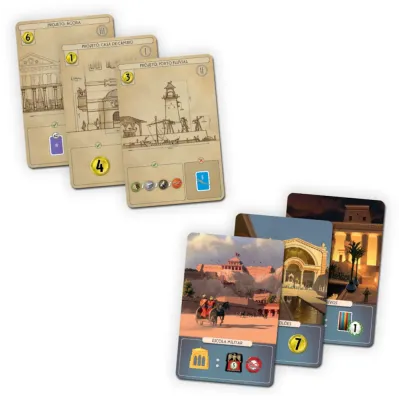 7 Wonders (2ª Edição) - Expansão: Edifícios - Galápagos Jogos