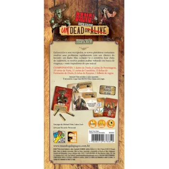 Bang! Dice Game Expansão: Undead or Alive - Galápagos Jogos