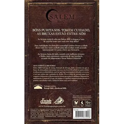 Coleção Cidades Sombrias 02: Salem 1692 - Galápagos Jogos