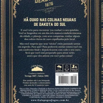 Coleção Cidades Sombrias 03: Deadwood 1876 - Galápagos Jogos