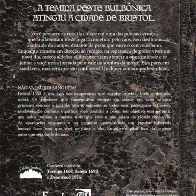 Coleção Cidades Sombrias 04: Bristol 1350 - Galápagos Jogos
