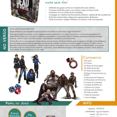 Dead of Winter: A Noite sem Fim - Galapagos Jogos