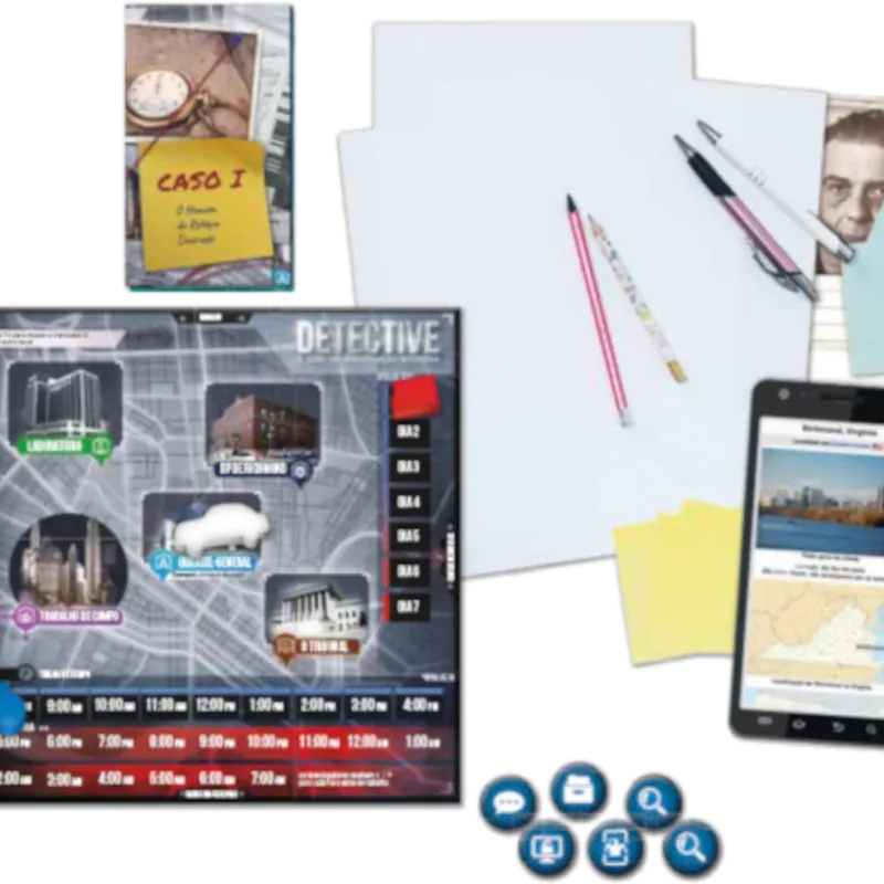 Detective: O Jogo da Investigação Moderna - Galápagos Jogos Detective: O Jogo da Investigação Moderna - Galápagos Jogos