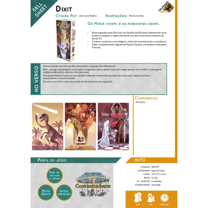Dixit - Expansão: Revelations - Galápagos Jogos