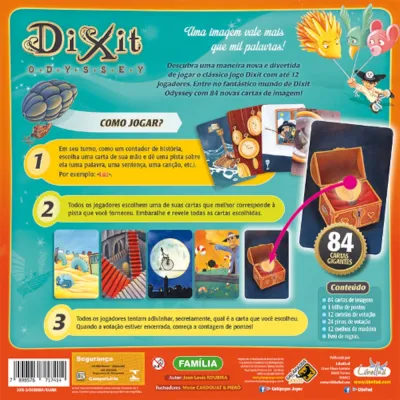 Dixit Odyssey - Uma Imagem Vale Mais Que Mil Palavras! - Galápagos Jogos