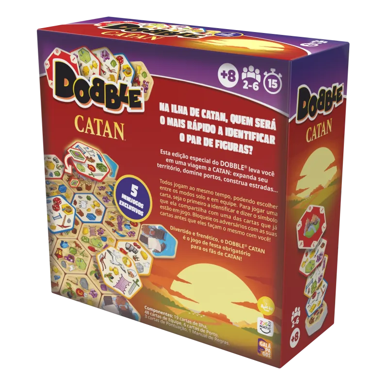 Dobble Catan - Galápagos Jogos Dobble Catan - Galápagos Jogos