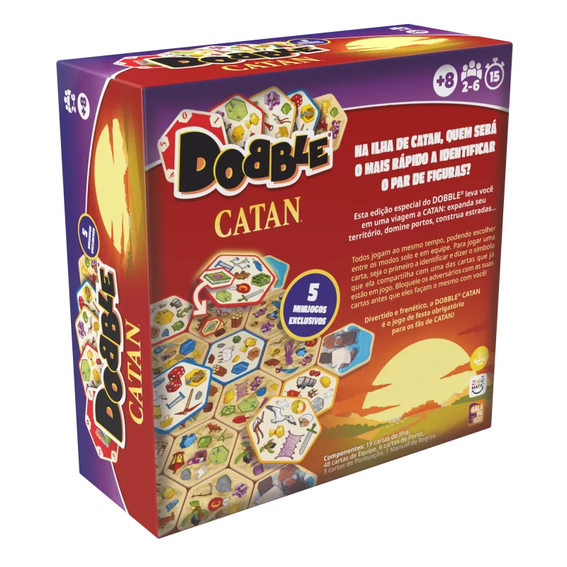 Dobble Catan - Galápagos Jogos Dobble Catan - Galápagos Jogos