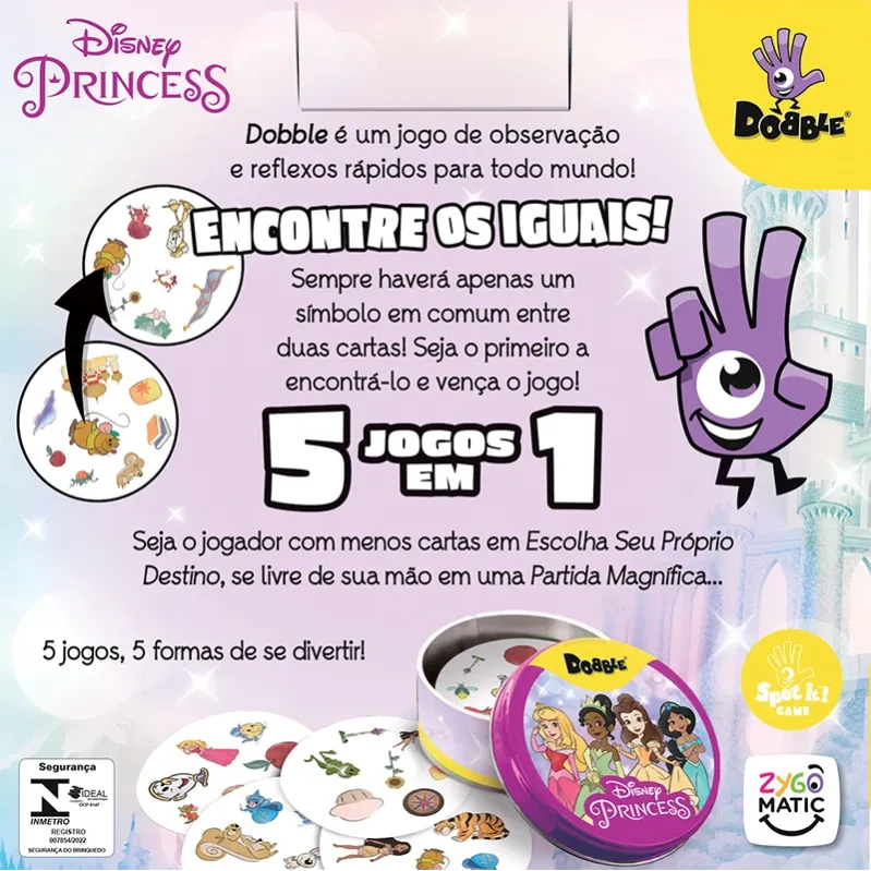 Dobble Disney Princess - Galápagos Jogos Dobble Disney Princess - Galápagos Jogos