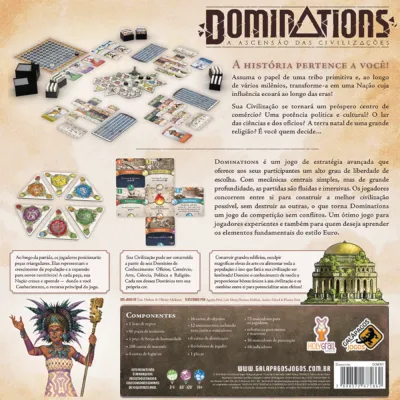 Dominations: A Ascensão das Civilizações - Galápagos Jogos