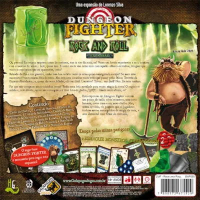 Dungeon Fighter Expansão: Rock and Roll - Galápagos Jogos Dungeon Fighter Expansão: Rock and Roll - Galápagos Jogos