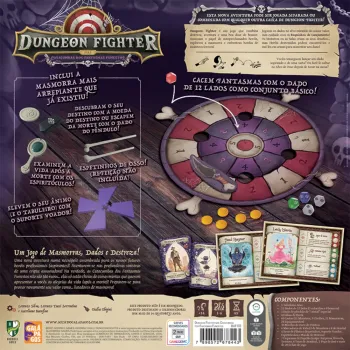 Dungeon Fighter (2ª Edição): Nas Catacumbas dos Fantasmas Funestos - Galápagos Jogos Dungeon Fighter (2ª Edição): Nas Catacumbas dos Fantasmas Funestos - Galápagos Jogos