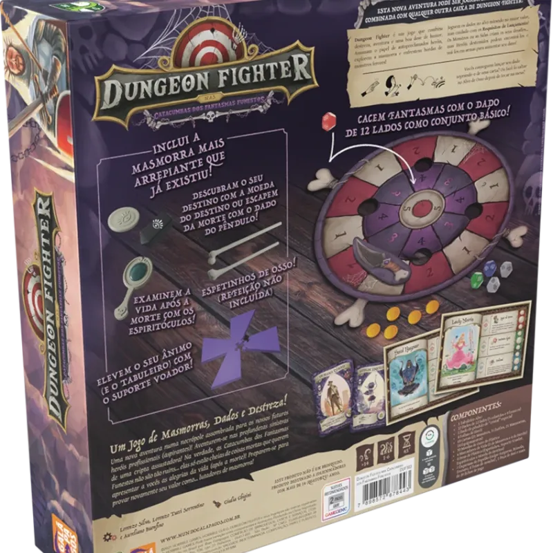 Dungeon Fighter (2ª Edição): Nas Catacumbas dos Fantasmas Funestos - Galápagos Jogos