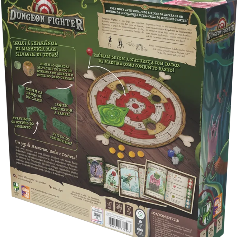 Dungeon Fighter (2ª Edição): No Labirinto das Tempestades Terríveis - Galápagos Jogos