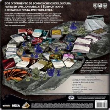 D&D Waterdeep - A Masmorra do Mago Louco Board Game