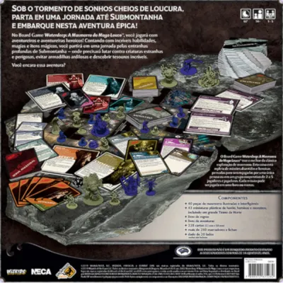 D&D Waterdeep - A Masmorra do Mago Louco Board Game