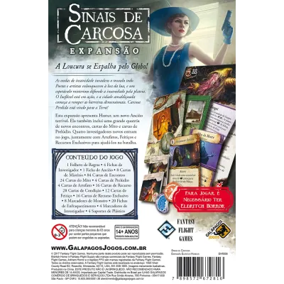 Eldritch Horror Expansão - Sinais de Carcosa - Galápagos Jogos