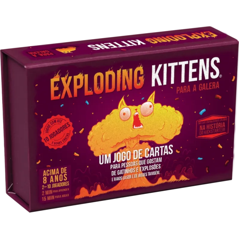 Exploding Kittens: Para a Galera - Galápagos Jogos