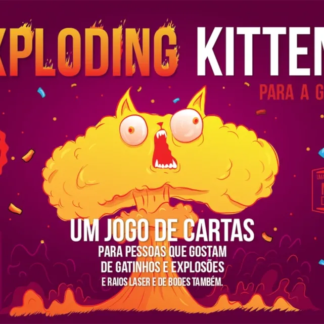 Exploding Kittens: Para a Galera - Galápagos Jogos Exploding Kittens: Para a Galera - Galápagos Jogos