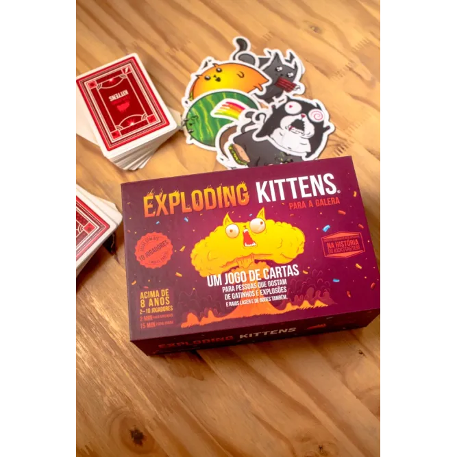 Exploding Kittens: Para a Galera - Galápagos Jogos