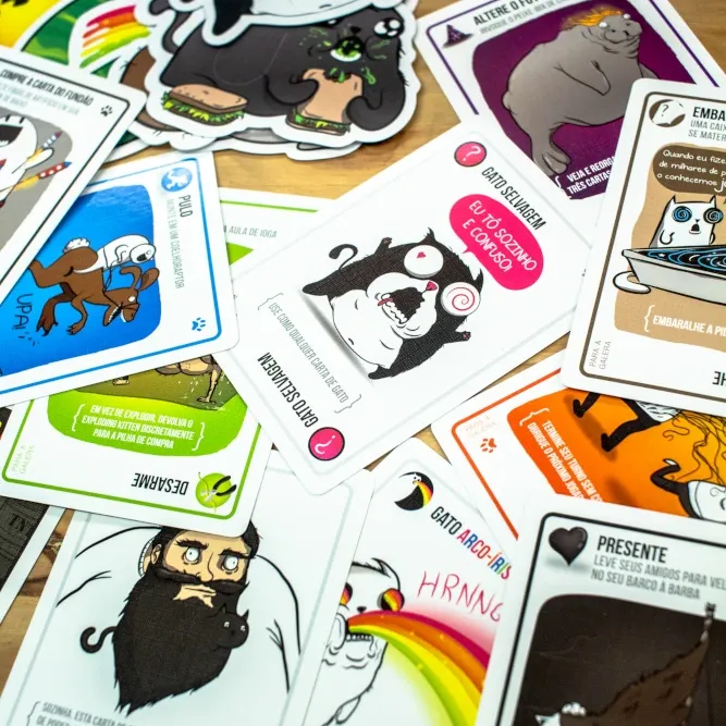 Exploding Kittens: Para a Galera - Galápagos Jogos Exploding Kittens: Para a Galera - Galápagos Jogos