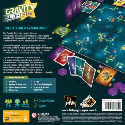 Gravity Superstar - Conjunto Inicial - Galápagos Jogos