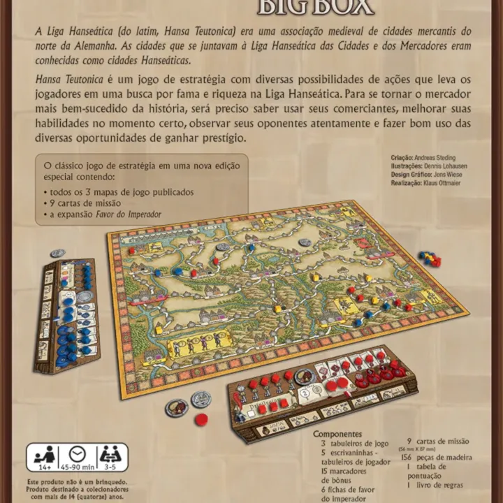 Hansa Teutônica Big Box - Galápagos Jogos