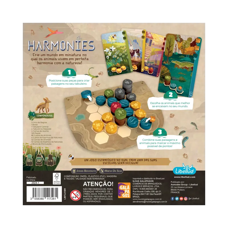Harmonies - Galápagos Jogos Harmonies - Galápagos Jogos