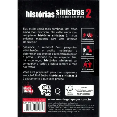 Histórias Sinistras 2 - Galápagos Jogos
