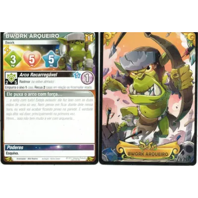 Krosmaster Arena Dofus - Bwork Arqueiro - Galápagos Jogos
