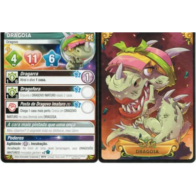 Krosmaster Arena Dofus - Dragosa Base Dourada - Galápagos Jogos